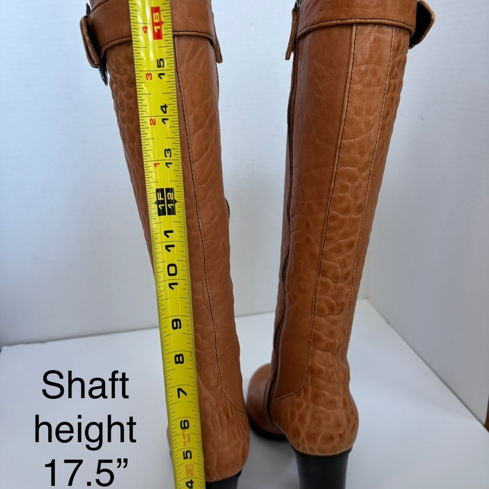 Fendi B-Buckle Tall Leather Boots | Tan | New Without Tags|35|Gorgeous Leather - Picture 10 of 12